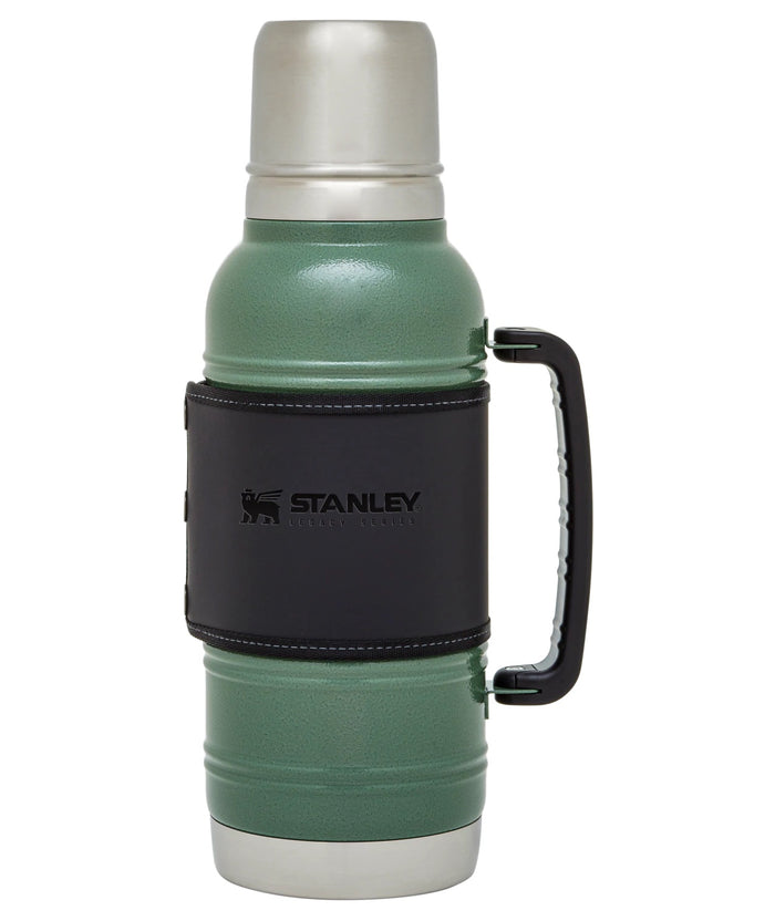 Stanley Quadvac 1.5qt Thermal Bottle Coolers & Thermos Stanley Hammertone Green OS