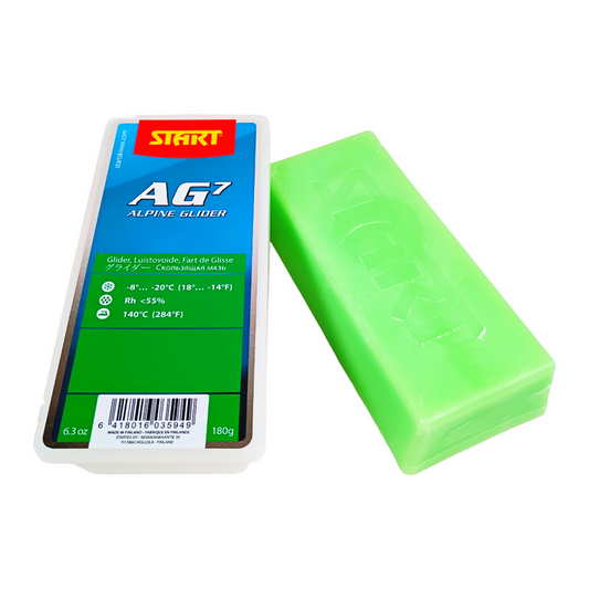A product picture of the Start AG7 Green Alpine Glider Melt Wax (-8C/-20C)
