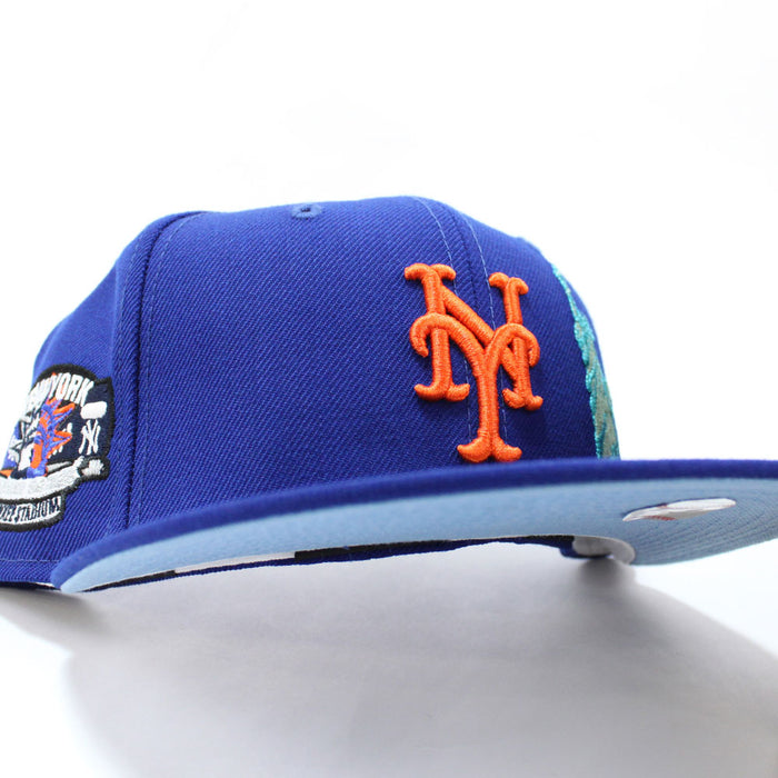 State of Liberty New York Mets SUBWAY SERIES YANKEE STADIUM New Era 59Fifty Fitted Hat (Blue Sky Blue Under Brim)