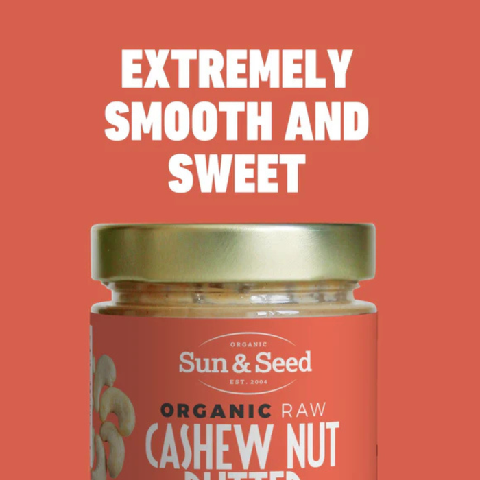 Sun & Seed Raw Organic Cashew Butter 200g