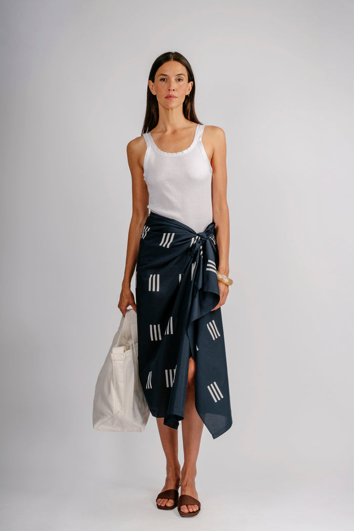 Tasman Sarong | Obsidian & Stone