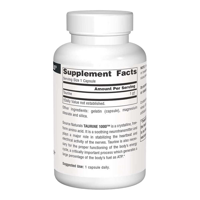 Source Naturals Taurine 1000 _4