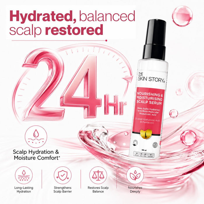 The Skin Story Nourishing and Moisturising Scalp Serum, 50ml - The Skin Story - Hair Serum