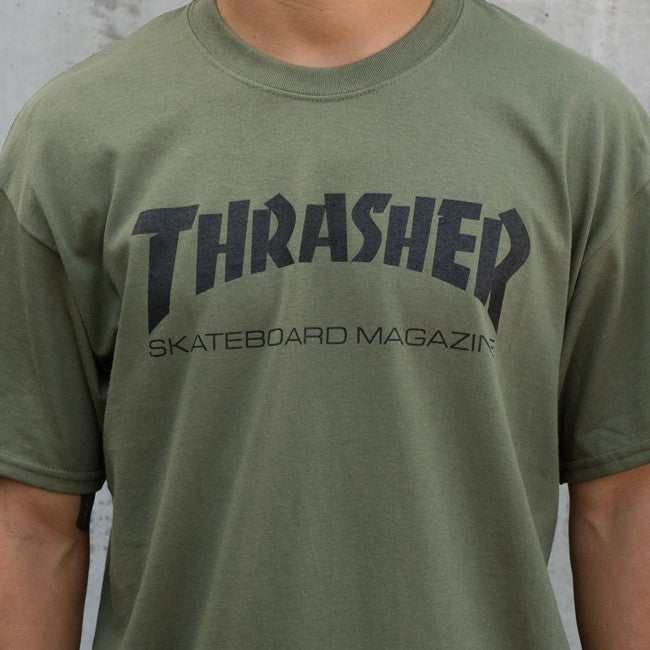Thrasher Skate Mag T-Shirt (Army Green)