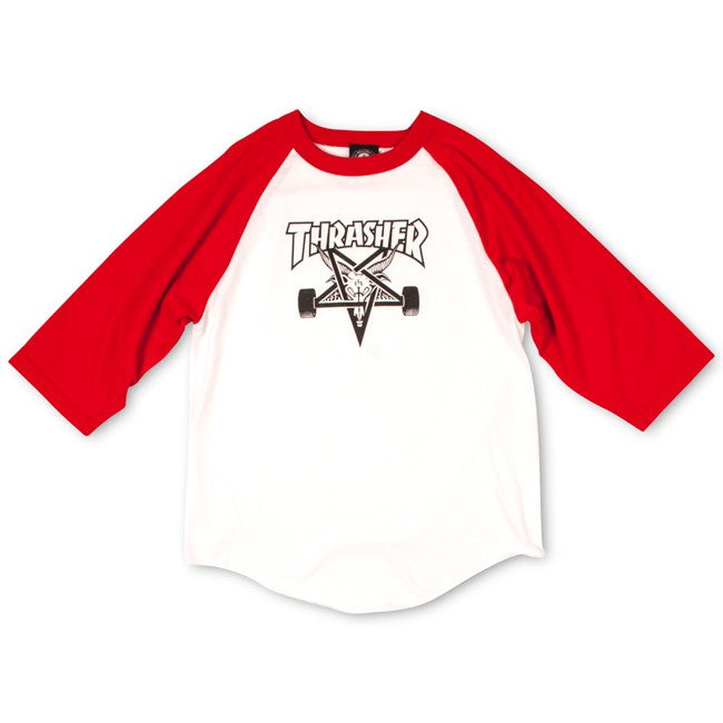 Thrasher Skategoat Raglan (Red White)