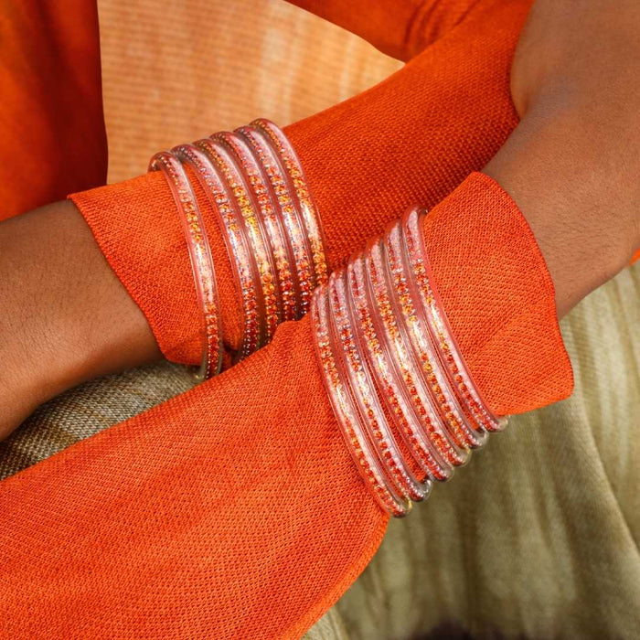 12.01.720.220.S3,12.01.720.220.M3,12.01.720.220.L3,12.01.720.220.XL3, Orange Flame Three Queens All Weather Bangle Bracelets | BuDhaGirl