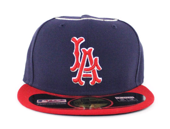 Throwback Los Angeles Angels On-Field 59Fifty New Era Fitted Hat (Halo)