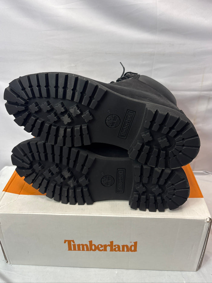 Timberland Premium 6” Waterproof Boot Black Nubuck Men’s Size 8.5 M/M *New