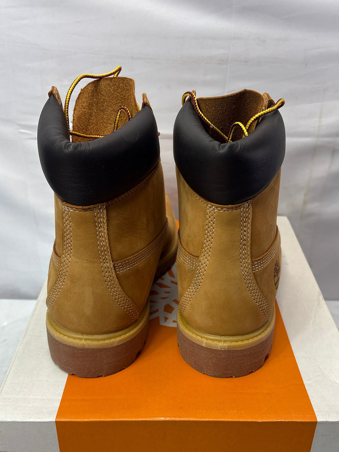 Timberland Premium 6” Waterproof Boot Wheat Nubuck Men’s Size 9 W/L *New