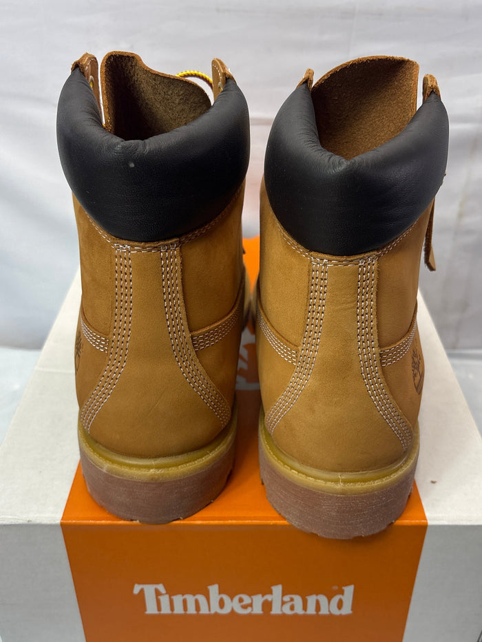 Timberland Premium 6" Waterproof Boot Wheat Nubuck Men's Size 9.5 W/L *New