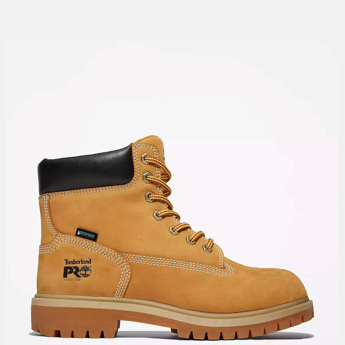 Timberland PRO Women's Direct Attach 6" Steel Toe Waterproof Work Boot Work Boots Timberland PRO Wheat 10 M