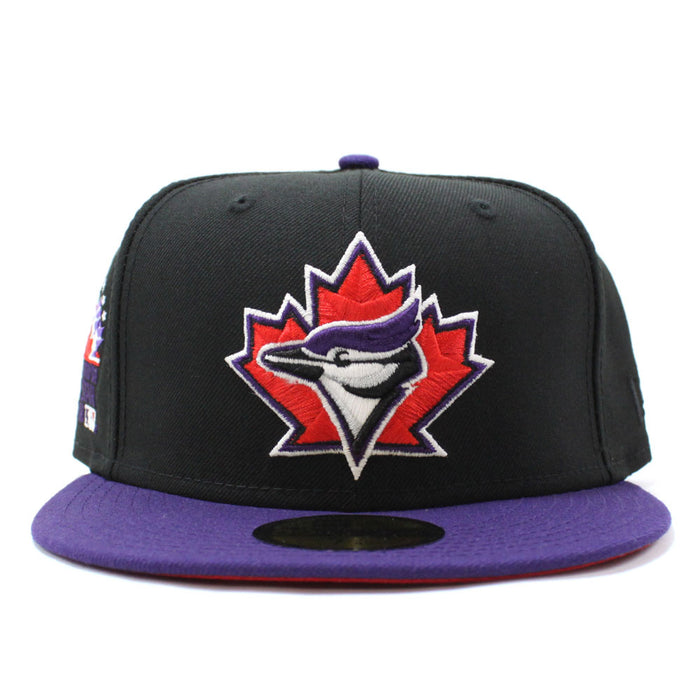 Toronto Blue Jays 1991 All-Star Game New Era 59Fifty Fitted Hat (Black Purple Red Under Brim)