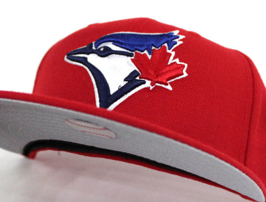 Toronto Blue Jays New Era 59Fifty Fitted Hats (CANADA DAY PATCH GRAY UNDER BRIM)