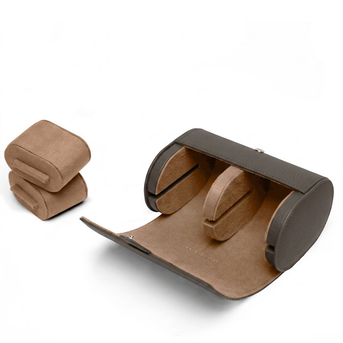 Travel Double Watch Roll Driftwood