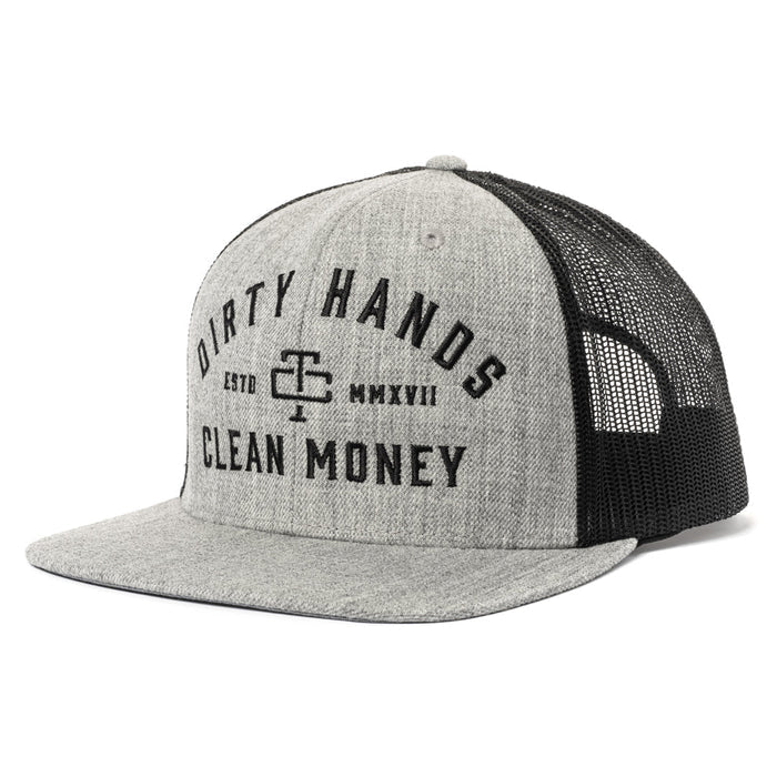 Troll Co. Men's "Dirty Hands Clean Money" Meshback Snapback Hat Hats & Caps Troll Co.