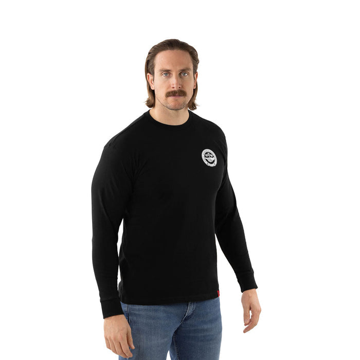 Troll Co. Men's Haggler "Dirty Hands Clean Money" Long Sleeve T-Shirt Long Sleeve T-Shirts Troll Co. Black 2XL Reg