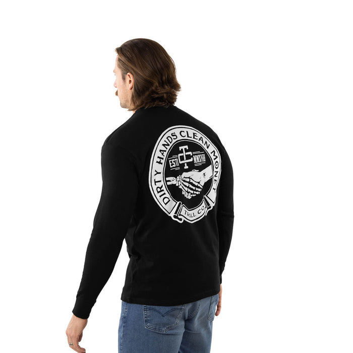 Troll Co. Men's Haggler "Dirty Hands Clean Money" Long Sleeve T-Shirt Long Sleeve T-Shirts Troll Co.