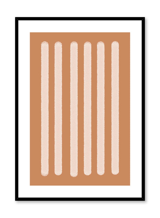 Minimalist design poster by Opposite Wall with abstract orange rectangle shapes
