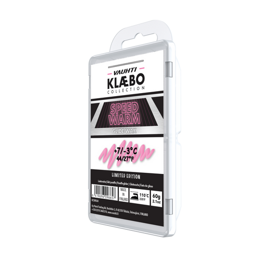 A product picture of the Vauhti Klaebo Speed Warm Melt Wax (7C/-3C) | 60g