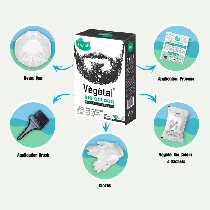Vegetal Beard and Moustache Bio Colour