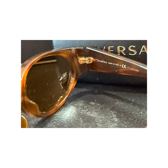 VERSACE 4386 Sunglasses in Havana Bronze Sunglasses*VERSACE on sides*w/case