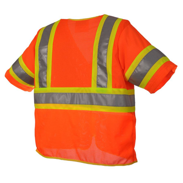 Viking Hi-Vis Sleeved Zipper Class 3 Safety Vest Vests Viking
