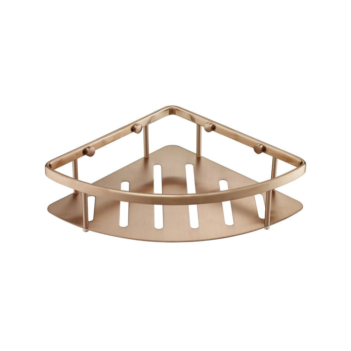 VOS Corner Basket - Brushed Bronze Bathroom Accessories JTP