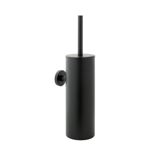 VOS Wall Mounted Toilet Brush Holder - Matt Black Bathroom Accessories JTP