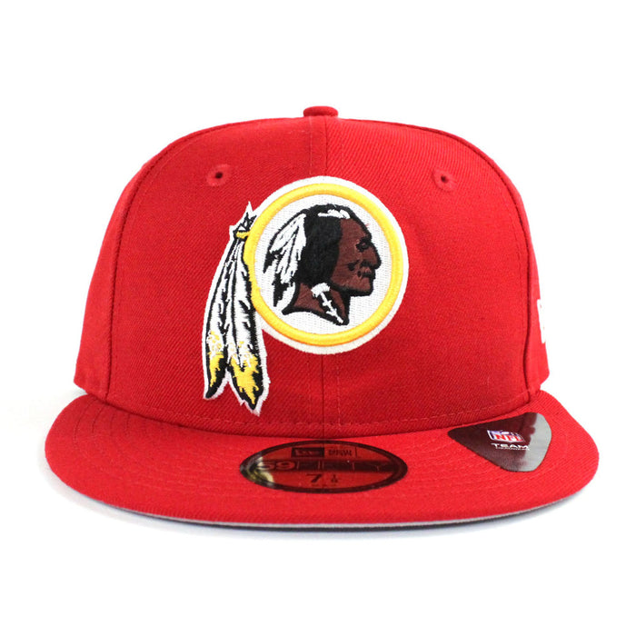 Washington Redskins New Era 59Fifty Fitted Hat (Nationals Color Gray Under Brim)
