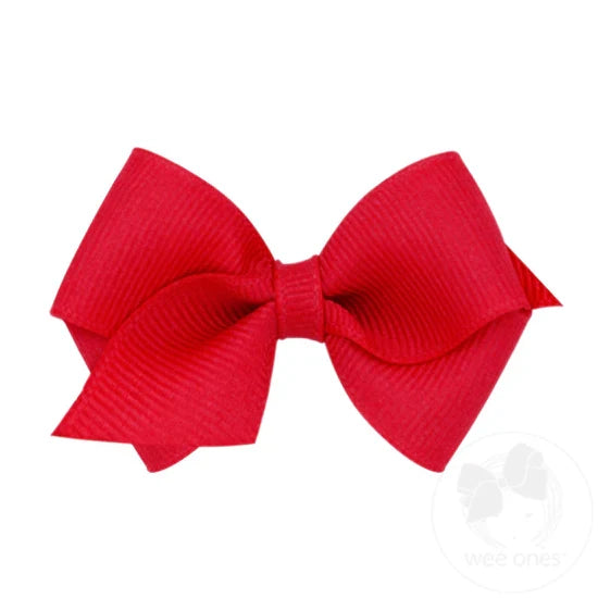 Wee Ones Wee Classic Grosgrain Bow-Multiple Colors!