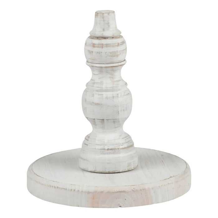 White Wash Wood Base for Welcome Toppers