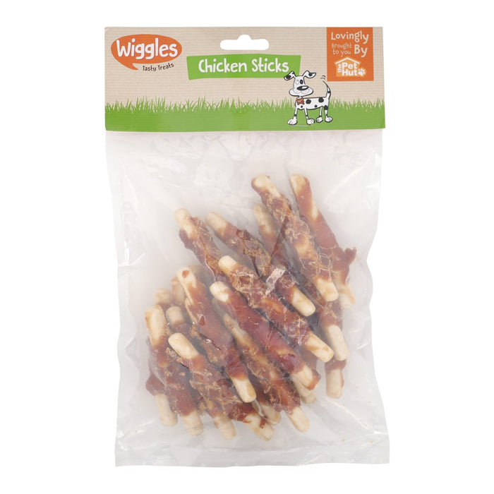 Wiggles Chicken Sticks Dog Treats - 300G 310352