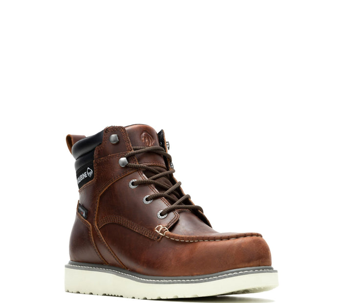 Wolverine Men's Trade Wedge 6" Waterproof Work Boot Work Boots Wolverine