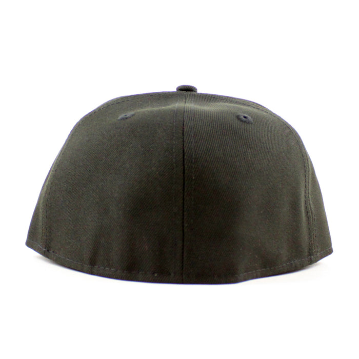 World Wide New Era Fitted Hat (Glow in the Dark Logo Black Gray Under Brim)