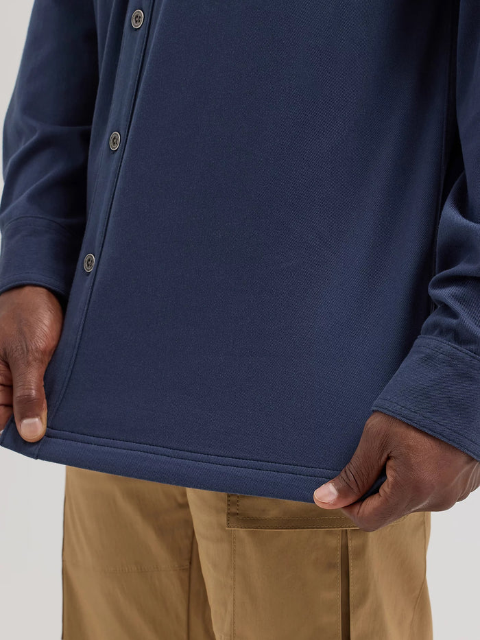 Wrangler ATG Men's Knit Button-Down Long Sleeve Work Shirt Work Shirts Wrangler
