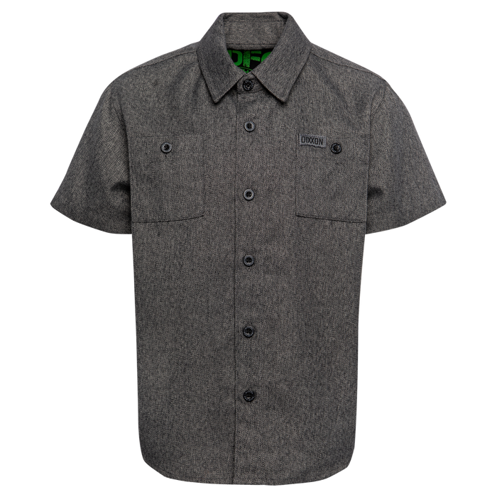 Youth Obsidian Short Sleeve Flannel