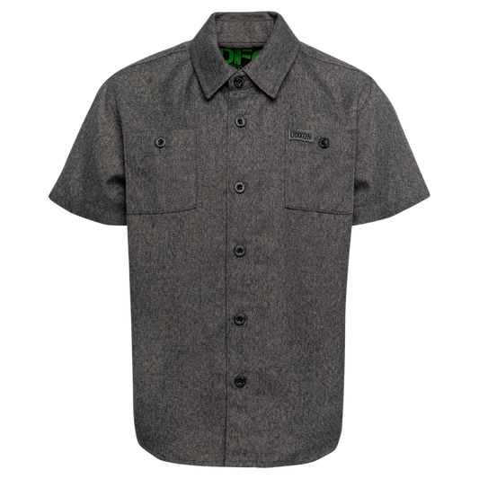 Youth Obsidian Short Sleeve Flannel