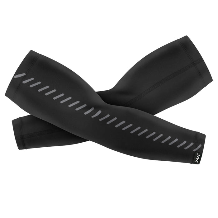 ZAN Headgear Arm Sleeve Sportflex® UPF50+_Reflective Black Arm Sleeves Zan Headgear Black L